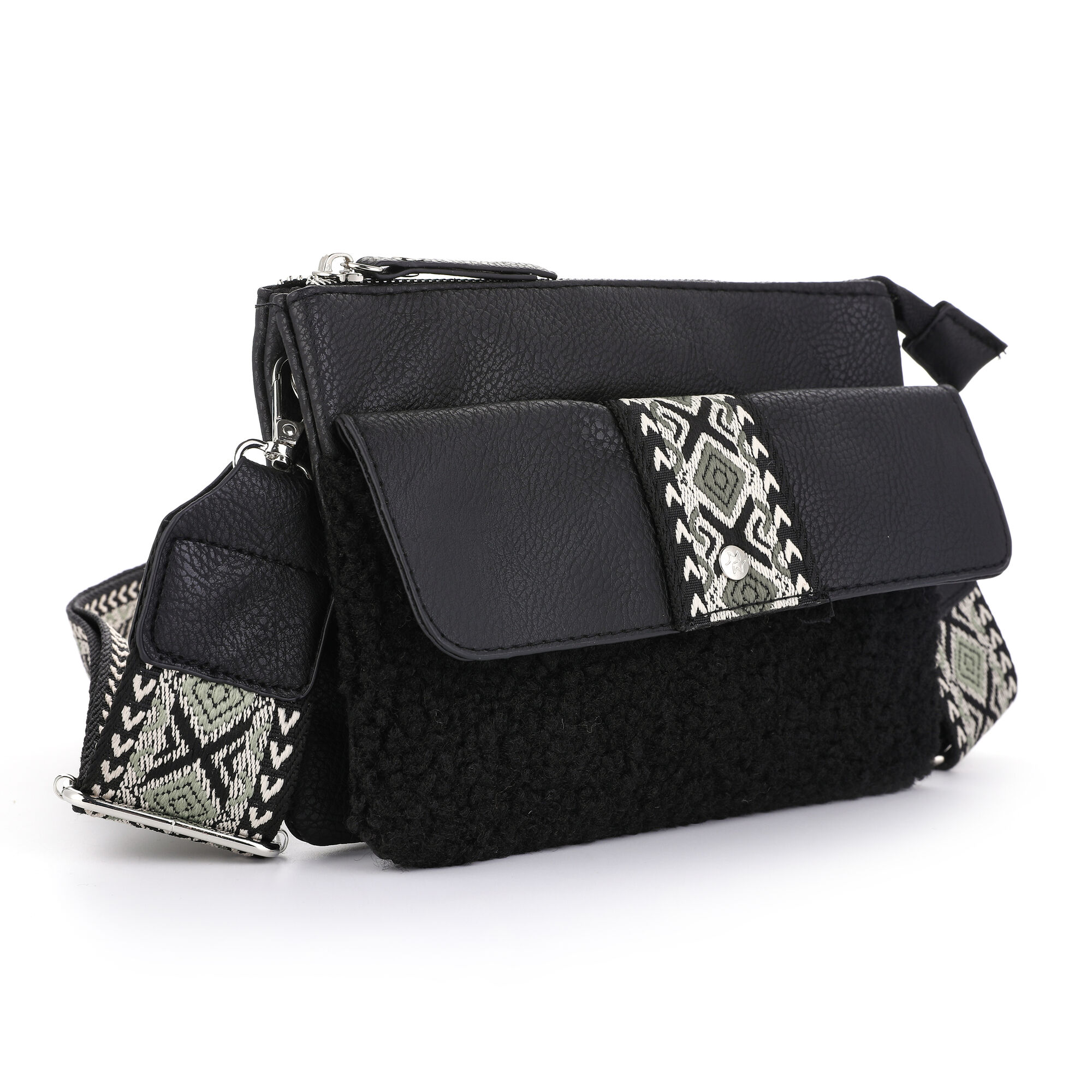 Trendy Teddy Crossbody Tas - Afbeelding 6