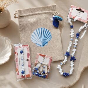 Coastal Charm Sieradenset, Ketting, Armband & Oorbellen in Geschenkzakje