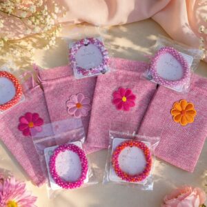 Pink Summer Beads armband