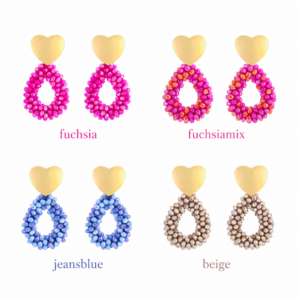 Summer beads oorbellen met cadeauzakje