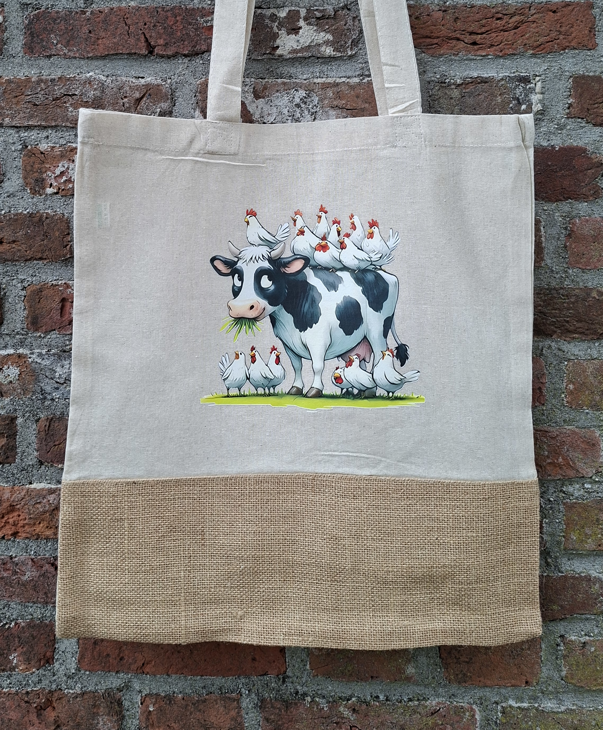 Happy Farm Friends Tote Bag - Afbeelding 2
