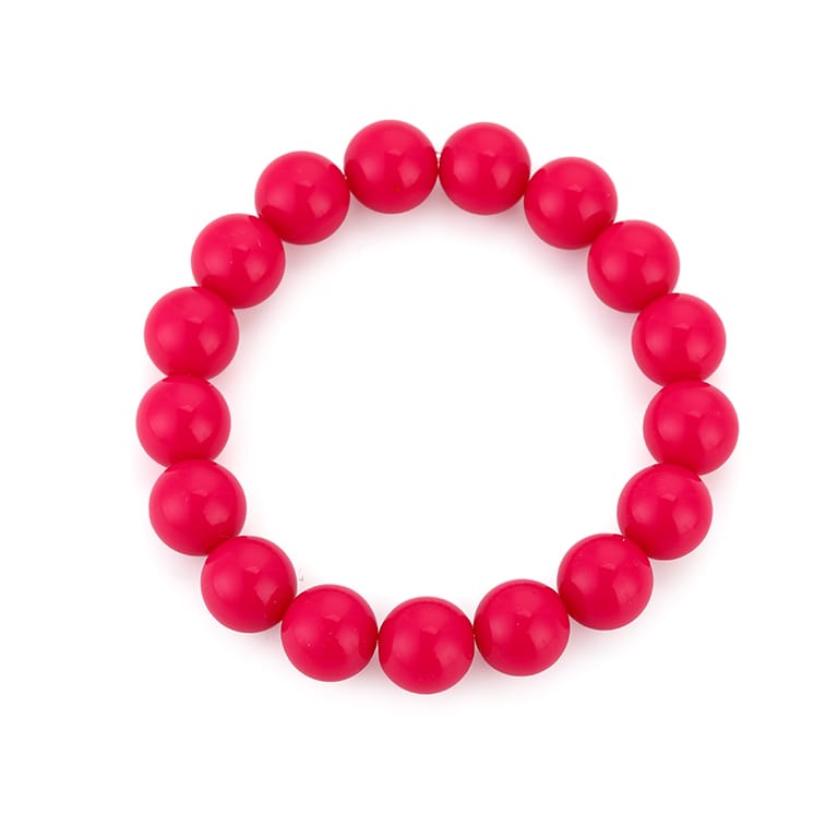 Kleurrijke elastische kralenarmbanden met cadeauzakje - Afbeelding 7