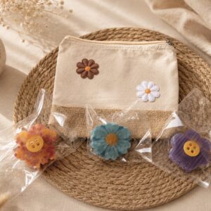 Haarclip Cadeauset met Bloemenetui