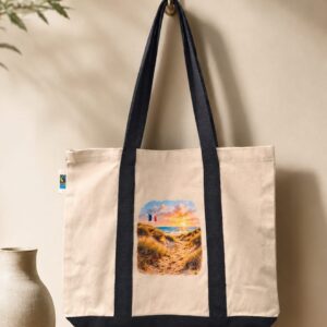 Sunset Dunes Shopper – Strandtas met Duinlandschap