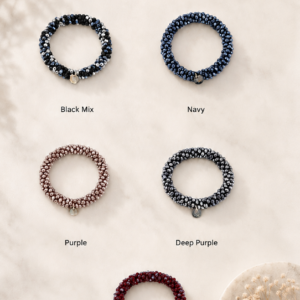 Shimmer Beads armbanden, diverse kleuren, inclusief cadeauzakje