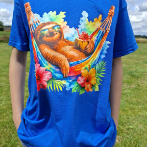 Luiaard in Hangmat Kinder T-shirt