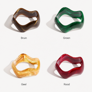 Wave Statement Armband in cadeauzakje