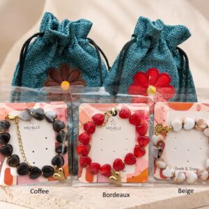 Hartjes Armband Fall, diverse kleuren, met cadeauzakje