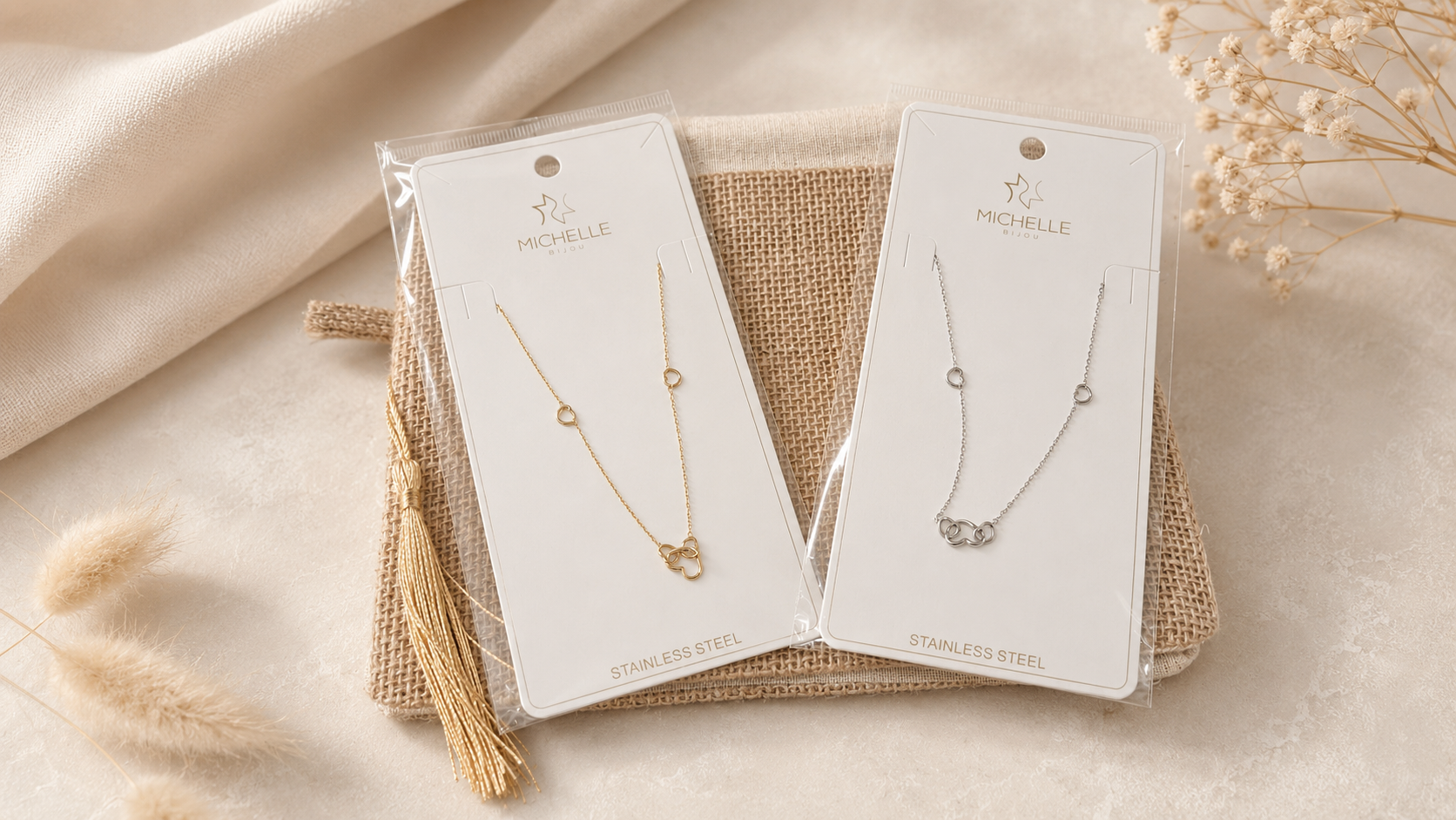 Ketting Verbonden Hartjes