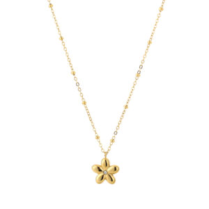 Golden Bloom Ketting, inclusief cadeauzakje
